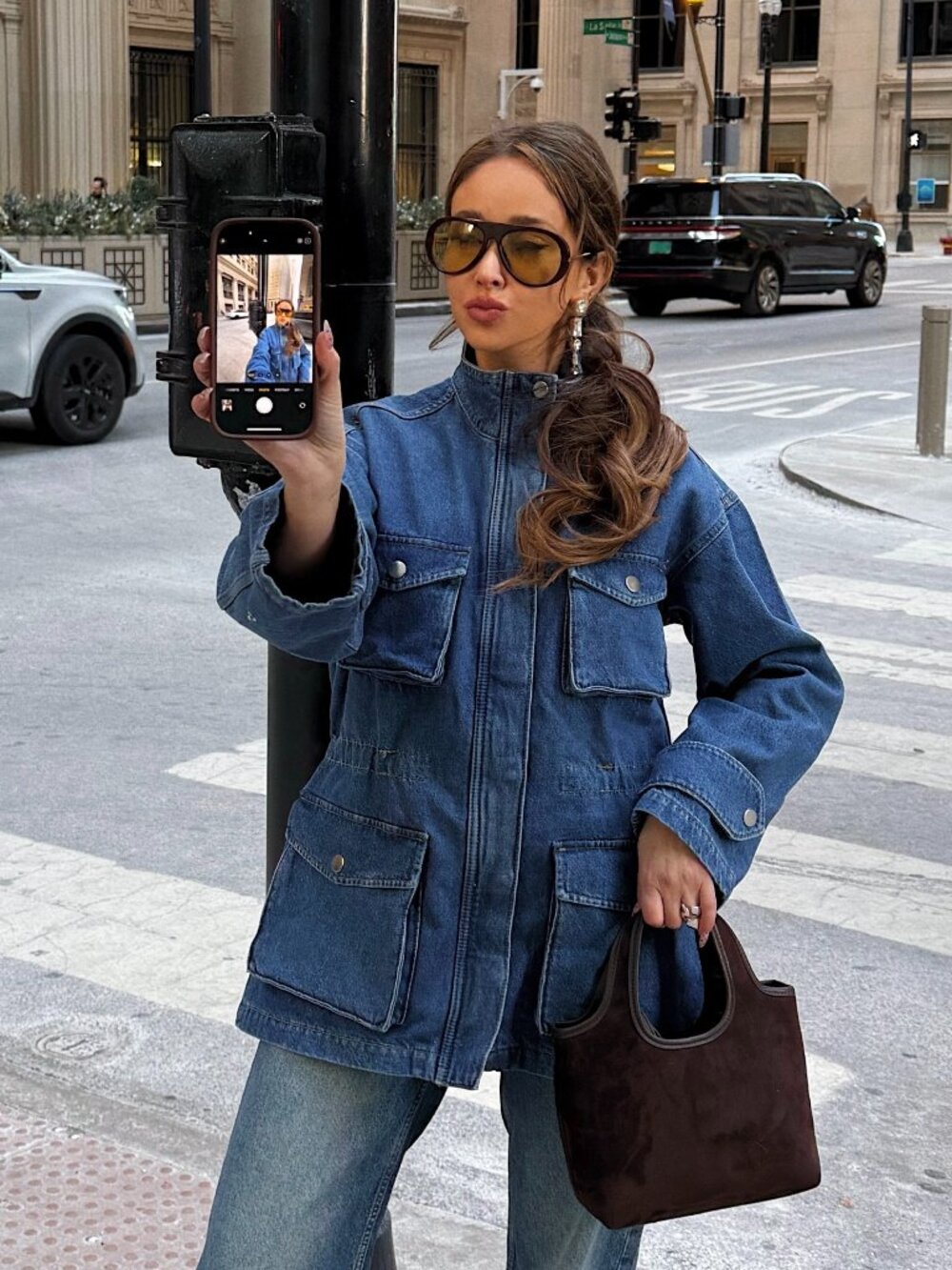 H&M Denim Utility Jacket